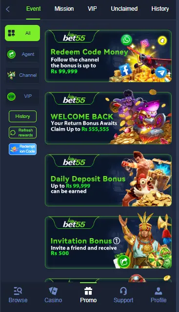 Bet55 Game image